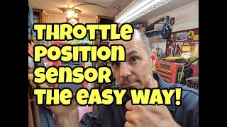 Throttle Position Sensor adjusting the easy way [upl. by Adela]