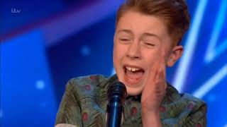 AMAZING 12 year old KERR JAMES ★ BRITAINS GOT TALENT 2019★ Auditions Week 2 [upl. by Miah]