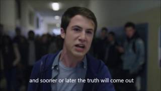 Clays speech to the exchange students 13 reasons why  English subtitles [upl. by Rollet]