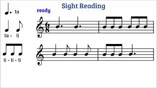 Reading 68 meter rhythm patterns 1 [upl. by Chuu]