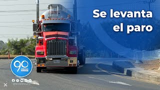 Se acaba el paro camionero Gobierno y transportadores llegaron a acuerdo [upl. by Merrielle613]