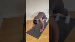 pilates fitness upperbody strengthtraining pushups blackgirlmagic bodyweightworkout form [upl. by Dagnah321]