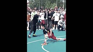 PROFESSOR ANKLE BREAKER 🥶 professor theprofessor basketball shorts viralvideo [upl. by Bussey]