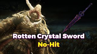 Rotten Crystal Sword  No Hitting Consort Radahn With Every Weapon 32420  Elden Ring [upl. by Adall]