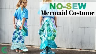 No Sew Mermaid Costume [upl. by Peta]