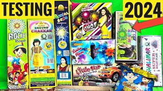 10 Different types of Fireworks testing  Crackers Video  Diwali ke Patakhe  crackers testing [upl. by Enecnarf678]