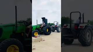 John Deere 5050d power 😱😱😱 youtubeshorts automobile shortsfeed tochanking trending [upl. by Estey]