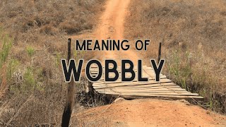 What is the meaning of Wobbly [upl. by Caylor]