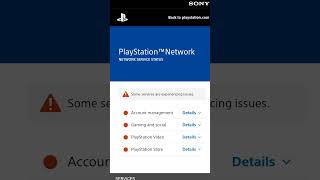 Playstation servers Down PlayStation [upl. by Aneej471]