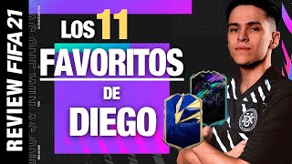 Los 11 JUGADORES FAVORITOS de DIEGO en FIFA 21 [upl. by Landan]