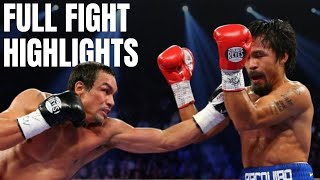 Marquez vs Pacquiao A Fight to Remember  Highlights [upl. by Adihsar]