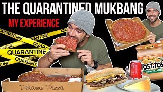 Chicago Deep Dish Philly Cheese Steak Cheesecake  Quarantine Mukbang [upl. by Yonina]