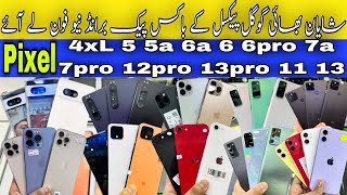 Google Pixel 7pro 7a 6pro 4 4XL 4A 5G 5A 5G 6a iPhone 8plus 12pro PTA NON Cheapest Mobile Price [upl. by Maghutte458]