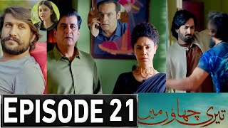 Teri Chhaon Mein Episode 21 Promo  Teri Chhaon Mein Episode 21 Teaser  Teri Chaon Me Ep 20 Review [upl. by Esilehs]