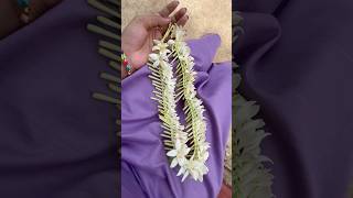 Beautiful garland❤️youtubeshorts garland shorts trending viralvideo hairstyle viralhacks 1m [upl. by Av937]