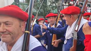 Fiestas de FuenterrabiaAlarde Hondarribia 2024 3 [upl. by Agathy]