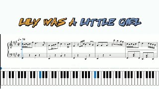 Lily Alan Walker K391 amp Emelie Hollow Lyrics Piano music Notes [upl. by Turtle]