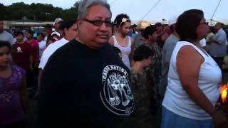 Muscogee Creek Nation Festival 2011  opening night Stomp Dance [upl. by Ylerebmik]