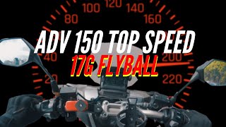 Adv 150 Top Speed  Straight 17g flyball [upl. by Epolulot]