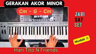 GERAKAN AKOR MINOR  JARI SAT SET [upl. by Nalid]