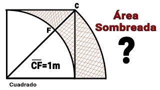 Desarrollo Sorprendente 💪💪Calcula el Área Sombreada😡 [upl. by Euf]