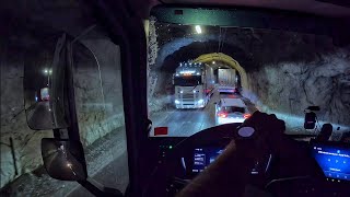 Extreme Truck Driving Norway POV 4K60 Volvo FH540 Trip to Hammerfest 16 [upl. by Aplihs]