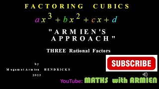 Factoring CUBIC polynomials [upl. by Hullda93]