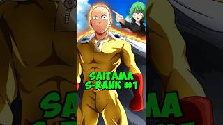 Saitama Becoming The 1 SRank Hero  One Punch Man [upl. by Rebmak92]