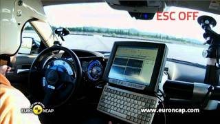 Euro NCAP  Lancia Thema  2011  ESC test [upl. by Gomez773]