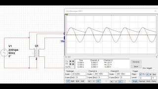 Half Wave Rectifier with Capacitor shorts [upl. by Neros]