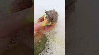 GROSSEST BATH BOMB EVER 🤮 LUSH x Shrek lushshrek lush shrek [upl. by Danyluk]