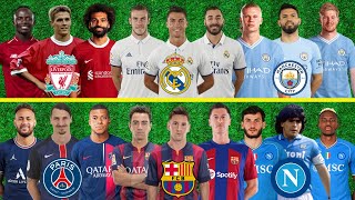 Legend Versus  Real Madrid Liverpool Man City vs Barcelona PSG Napoli  Messi Ronaldo Mbappe Neymar [upl. by Gayner]