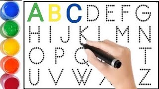 Small abcd  abc songs  children abcd writing How to write on Abcd  a to z  abcd colourful [upl. by Brandt]