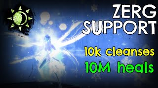 GW2 WvW Zerg Support Druid  huge sustain heal amp cleanse bot [upl. by Sellers]