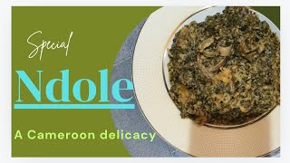 cooking Ndole  Cameroon food [upl. by Ylle914]