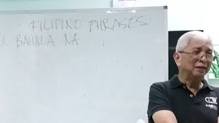 Topic Filipino Phrases Kamalayan Consciousness session 11924 [upl. by Gleeson]