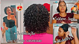 Minha finalização em cabelo cacheado Atualizado [upl. by Ailecnarf440]