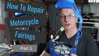 How To Repair Cracked and Broken Motorcycle Fairings Tutorial [upl. by Denver]