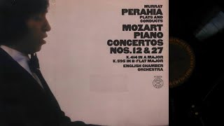 LP Mozart  Piano Concerto No 12  Perahia side B [upl. by Elehcim]