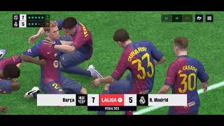 SHOOTOUT SHOWDOWN Real Madrid vs  Barcelona  El Clásico Penalty Shootout fcmobile fifa [upl. by Idnym]