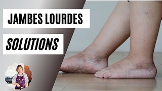 RETENTION dEAU jambes lourdes  solutions [upl. by Lemra]