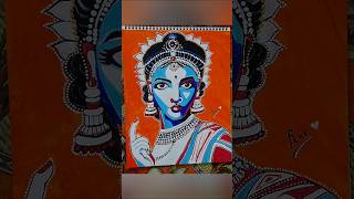 Bharatnatyam artist youtubeshorts youtube viral trending shorts ytshorts acrylicpainting art [upl. by Anirat989]