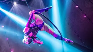 Aerial Hoop act by Liana Koval at Circus Zyair 2024 [upl. by Nets651]