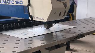 TRUMPF TRUMATIC TC 160 R Punching press [upl. by Yarod]