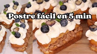 El Postre mas increíble para Navidad fácil y rápido sin horno en 5 min 🎄🍰 [upl. by Ramyar]