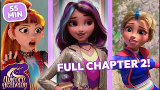 Unicorn Academy FULL CHAPTER 2 in 55 minutes 🦄  Cartoons for Kids [upl. by Enahsed608]