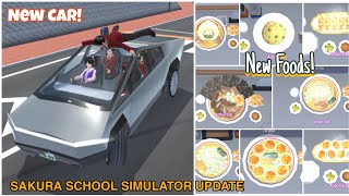 UPDATE‼️  Sakura School Simulator Update  New Hair Ramen Shop New Hats New Cars New Props etc [upl. by Berner219]