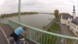 Fahrradunfall mit Geisterfahrer  KölnMülheimer Brücke [upl. by Leahcimsemaj115]