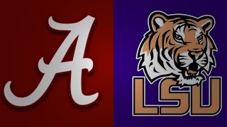 11 Alabama vs 15 LSU Full Game 2024 [upl. by Aehcsrop415]