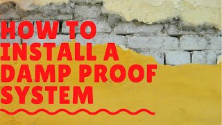 HOW TO INSTALL A DAMP PROOF SIMPLE DIY TUTORIAL [upl. by Petulia]